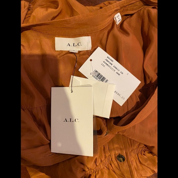 NWT! A.L.C. Jenine Belted Midi Dress - Picture 11 of 14